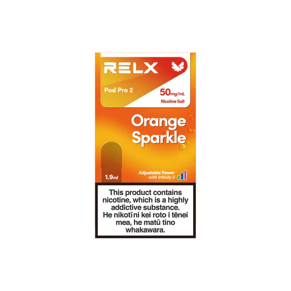 RELX Infinity2 Pod-Orange Sparkle