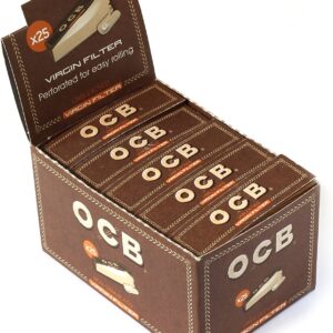 OCB Virgin Unbleached Filter Tips Booklet