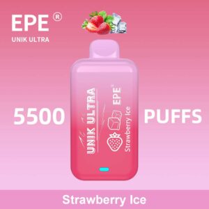 Vape Descartável 5500 Puffs – Strawberry Ice – Unik Ultra