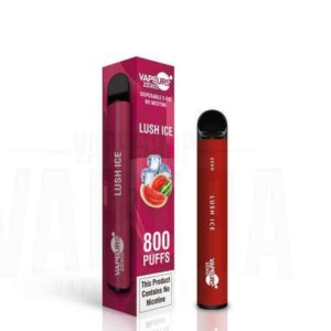 Vape Descartável Lush Ice – Vapeurs  800 puffs – Sem Nicotina