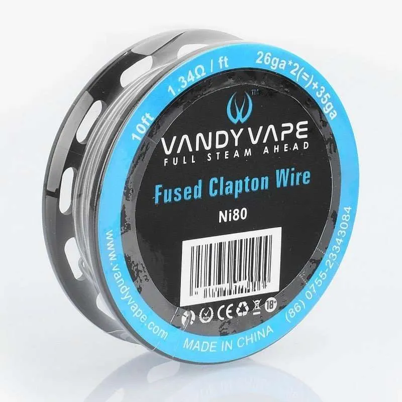 Vandy Vape Ni80 Fused Clapton Wire 26ga x 2 + 35ga