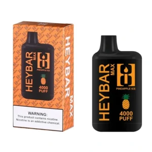 Vape Descartável – Heybar Max 4000 puffs – Pineapple Ice