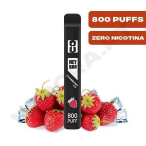 Vape Descartável – Heybar 800 puffs – Strawberry Ice