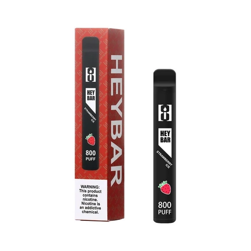 Vape Descartável – Heybar 800 puffs – Strawberry Ice - Image 2