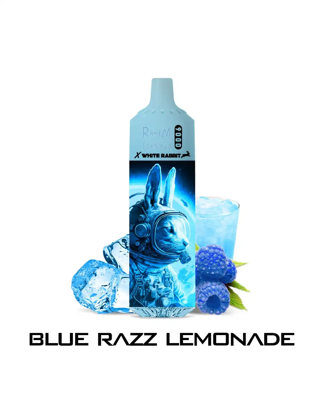 Blue Razz Lemonade – RandM TORNADO & White Rabbit – 9000 puffs