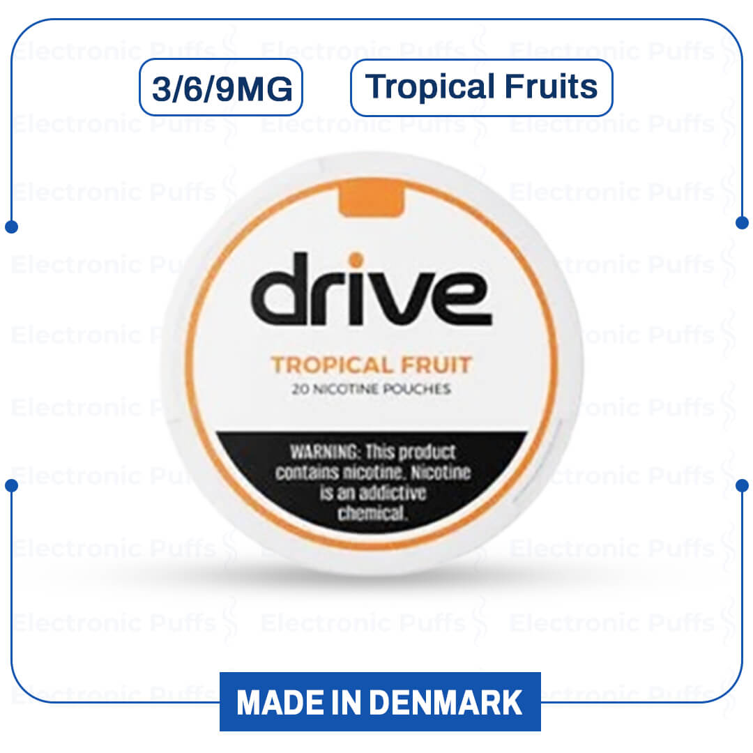 Drive Nicotine Pouches – Tropical Fruits – 5 Roll