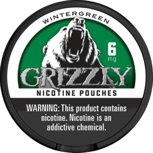 Alternative view of Grizzly Nicotine Pouches - Wintergreen