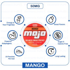 Alternative view of Mojo Caffeine Energy Pouch – Mango