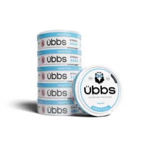 Übbs Menthol Nicotine Pouches Roll of 5 cans