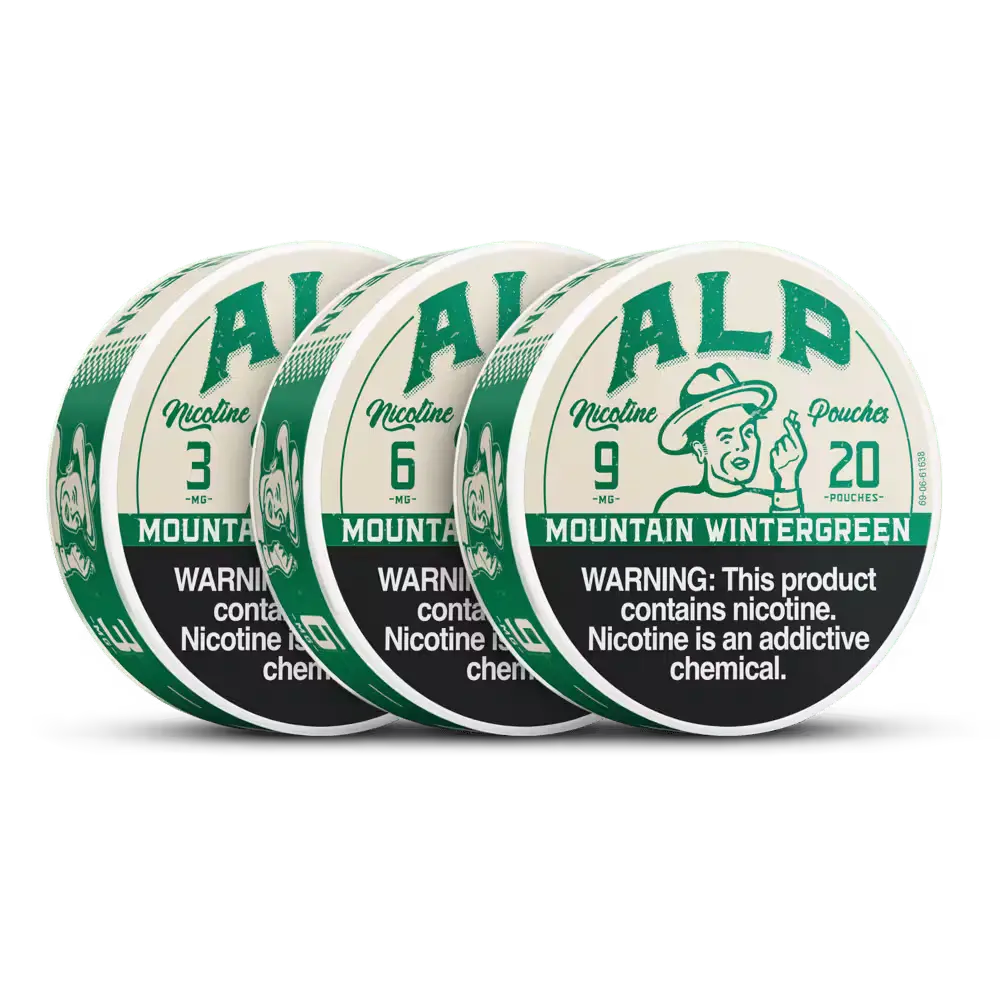 Alp Nicotine Pouches Mountain Wintergreen - 5 Pack