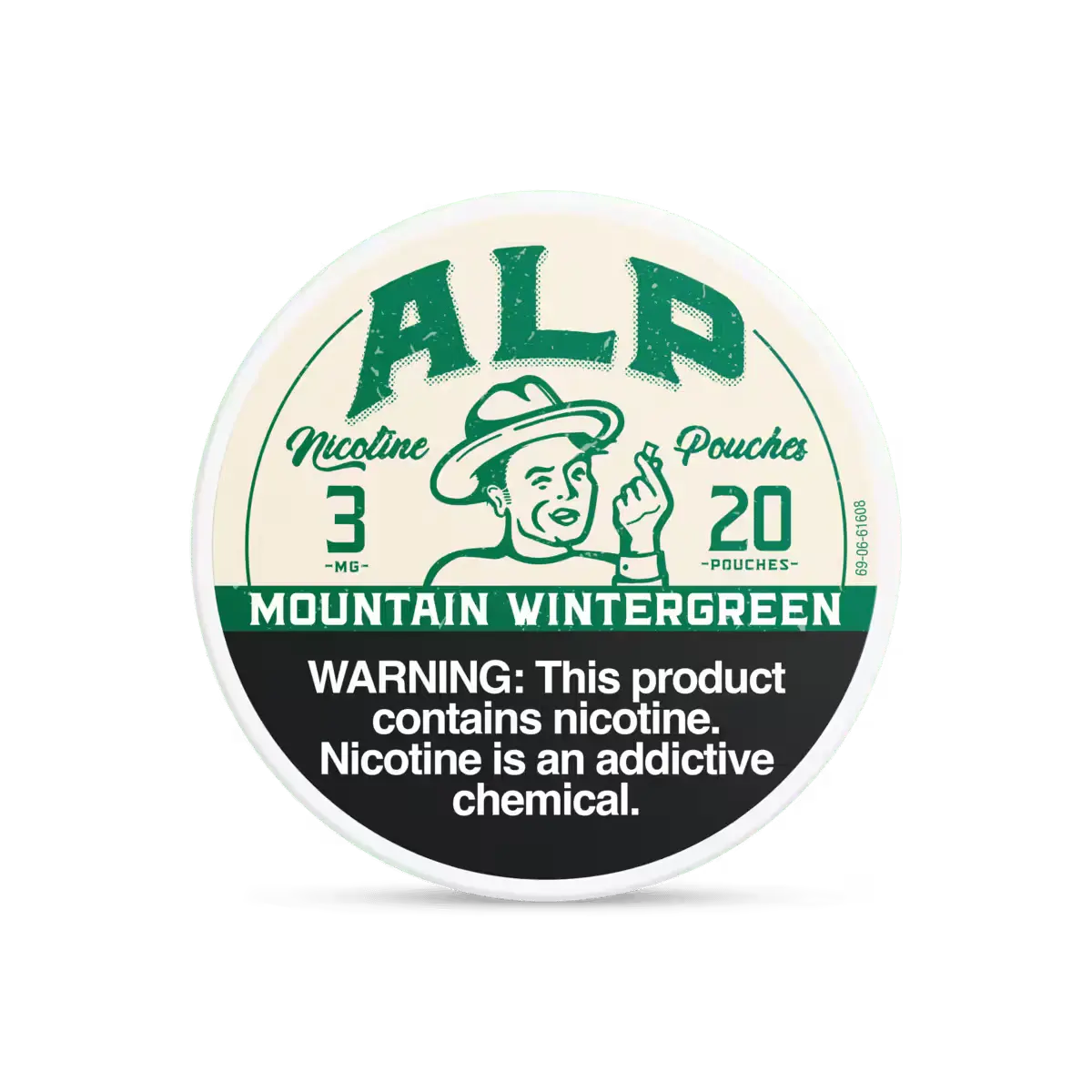 Alp Nicotine Pouches Mountain Wintergreen - 5 Pack - Image 3