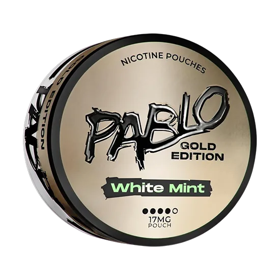 Pablo Nicotine Pouches Gold Edition White Mint 17MG - 5 Pack