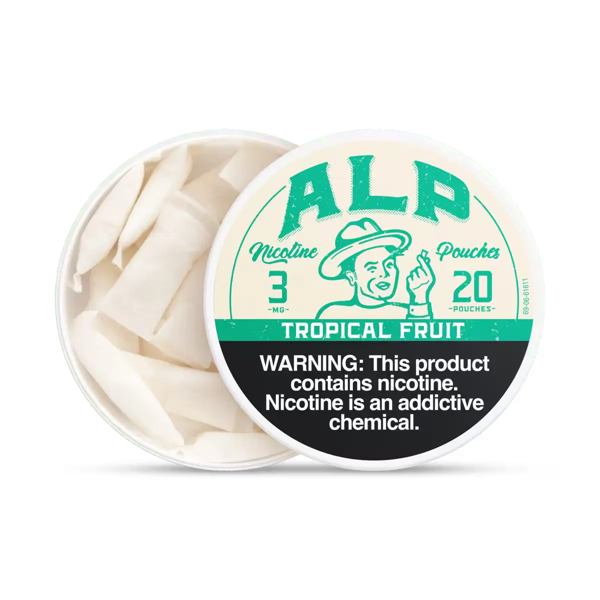 Alp Nicotine Pouches Tropical Fruit - 5 Pack - Image 2