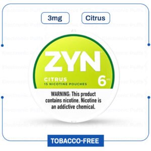 ZYN Citrus 6MG – 5 Can Roll