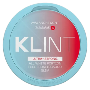 Klint Nicotine Pouches Avalanche Mint 17MG - 5 Pack