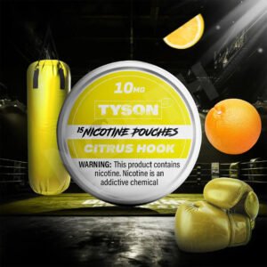Alternative view of Tyson 2 Citrus Nicotine Pouch – 10mg