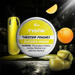 Alternative view of Tyson 2 Citrus Nicotine Pouch – 6mg